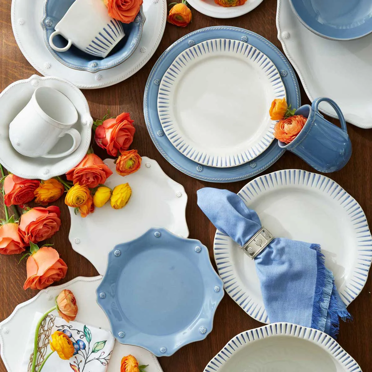 Berry & Thread Dinner Plate - Chambray - Image 6