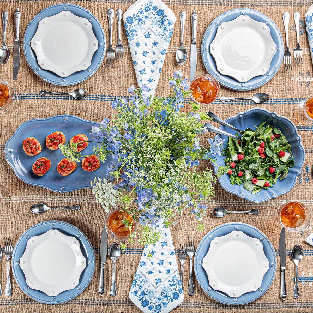 Berry & Thread Dinner Plate - Chambray - Image 7