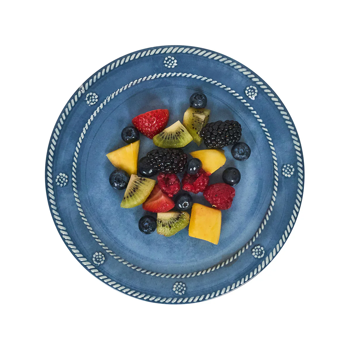 Berry & Thread Melamine Dessert/Salad Plate Set/4 - Ocean - Image 3