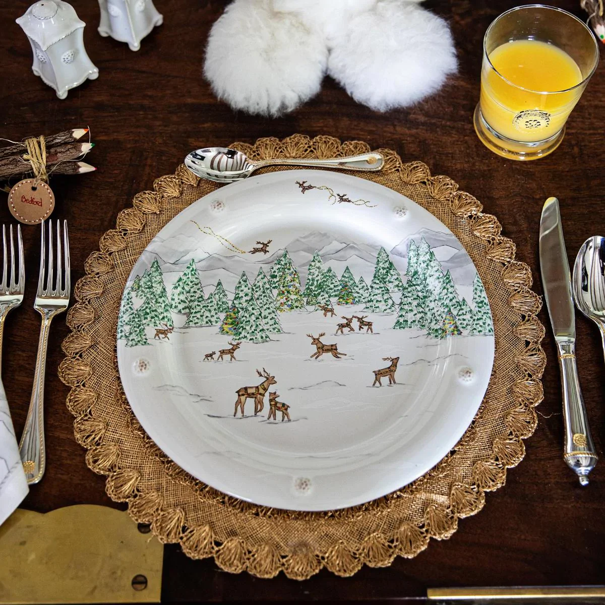 Berry & Thread North Pole Dinner Plate - Image 3