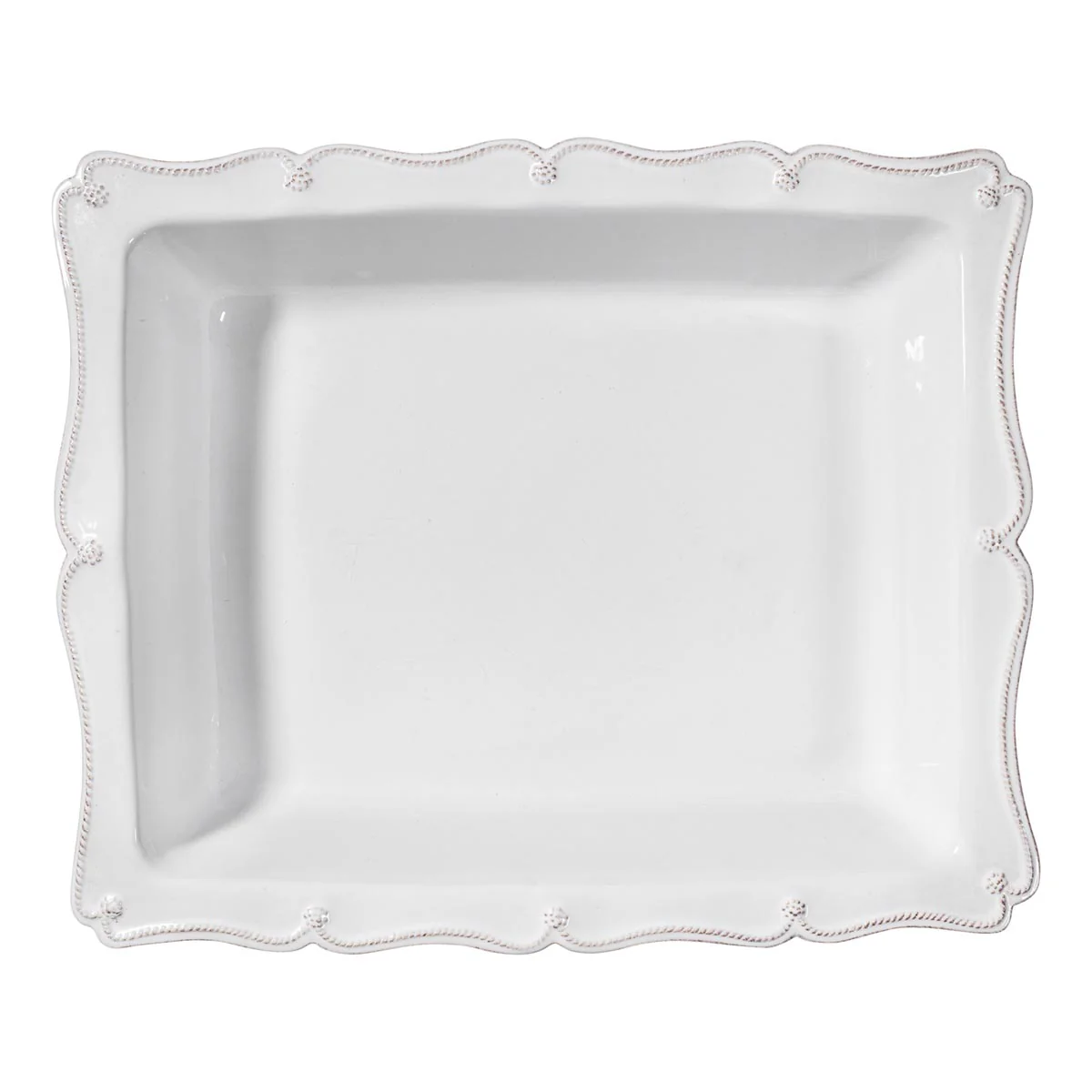 Berry & Thread 17" Rectangular Baker - Whitewash - Image 3