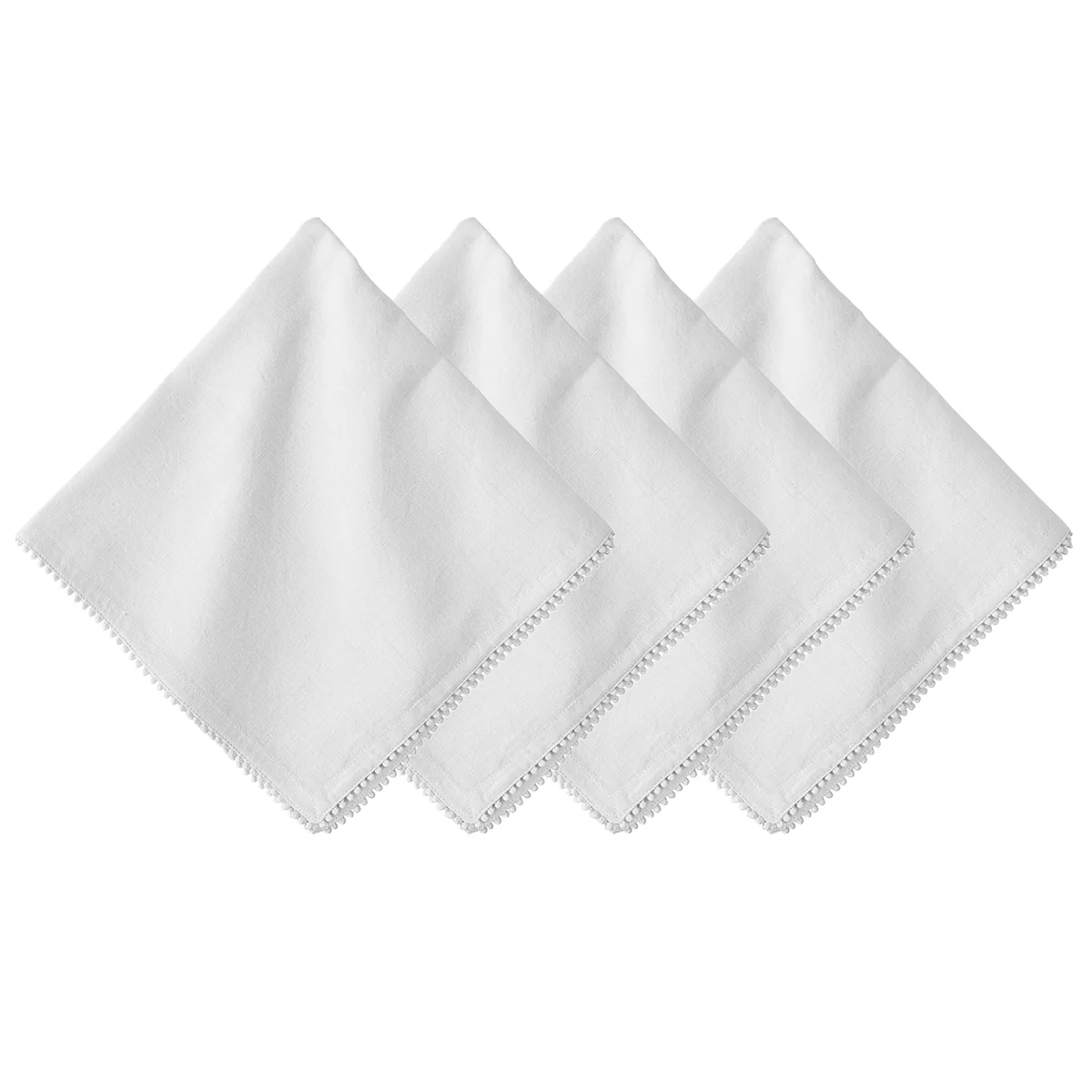 Berry Trim Napkin - White - Image 7