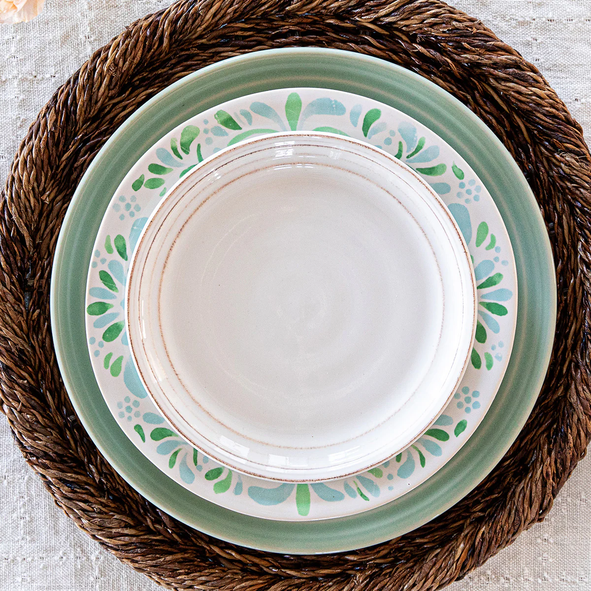Bilbao Side/Cocktail Plate - Whitewash - Image 5