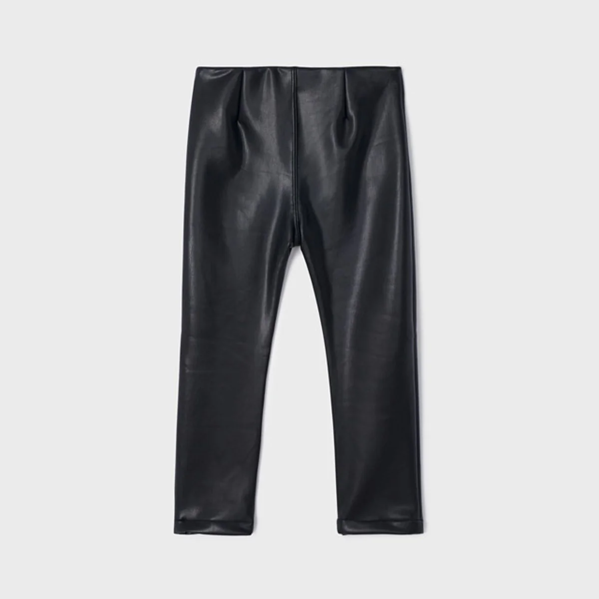 Black Leather Leggings - Image 3