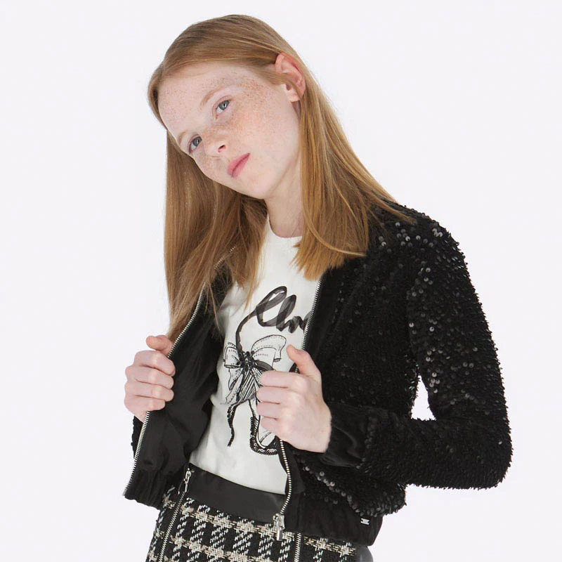 Black Sequin Jacket - Image 4