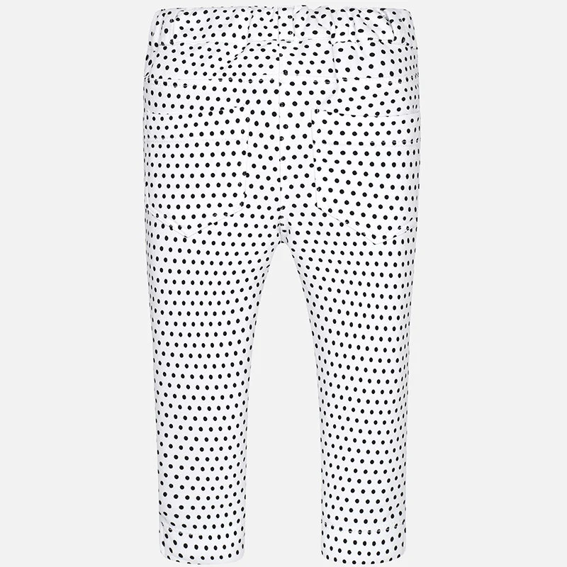 Black & White Polka Dot Leggings - Image 2