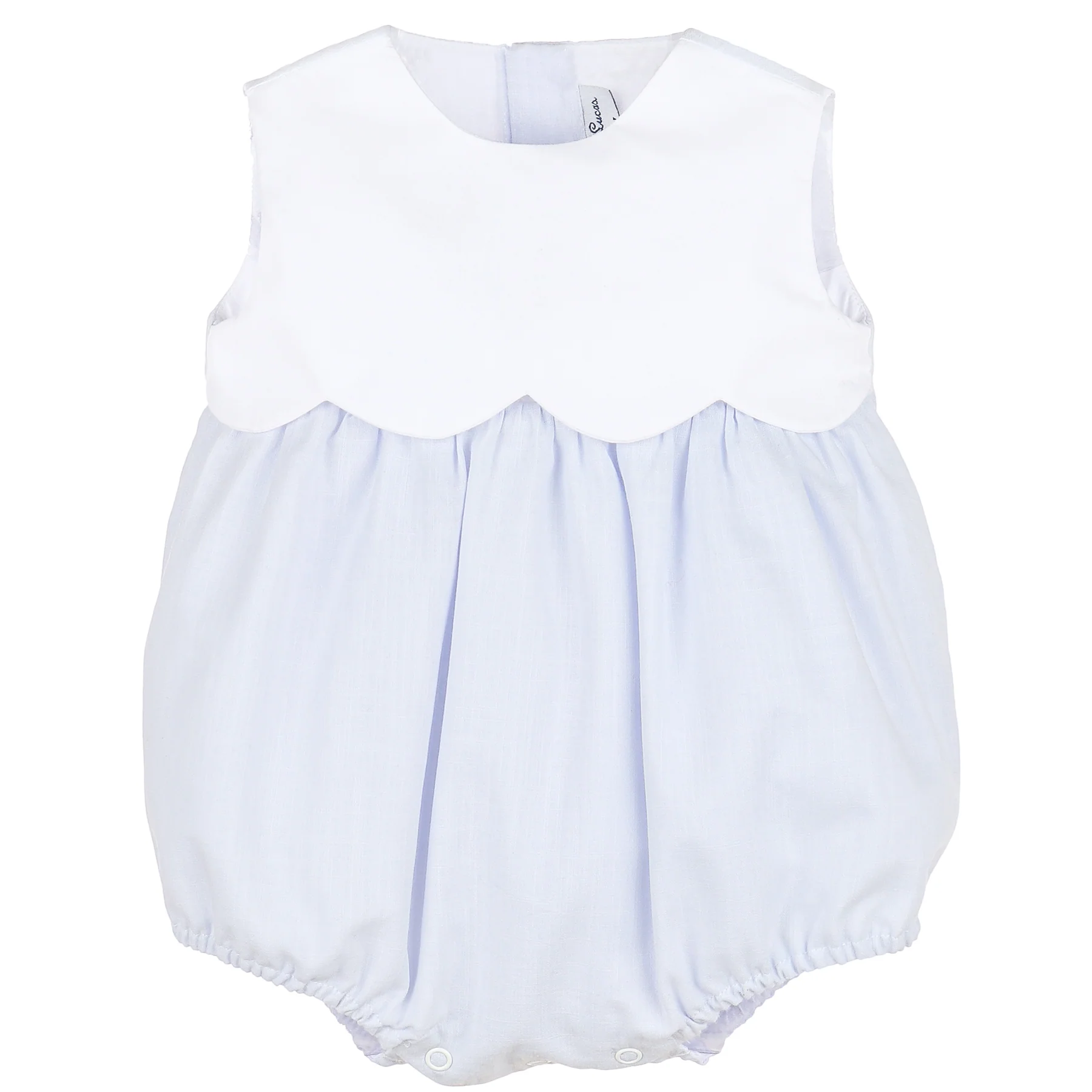 Blue Classic Scallop Bubble