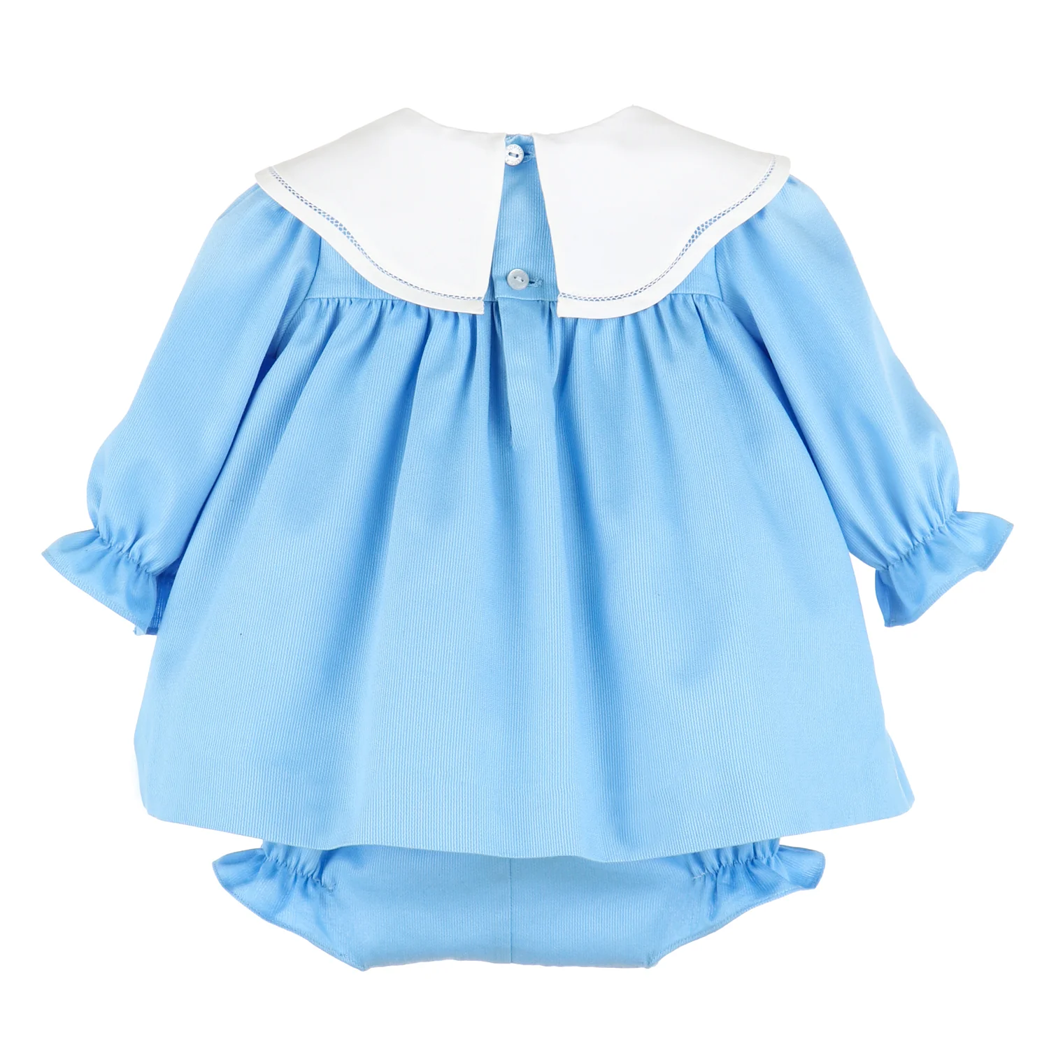 Blue Cozy Club Scallop Float Dress - Image 2