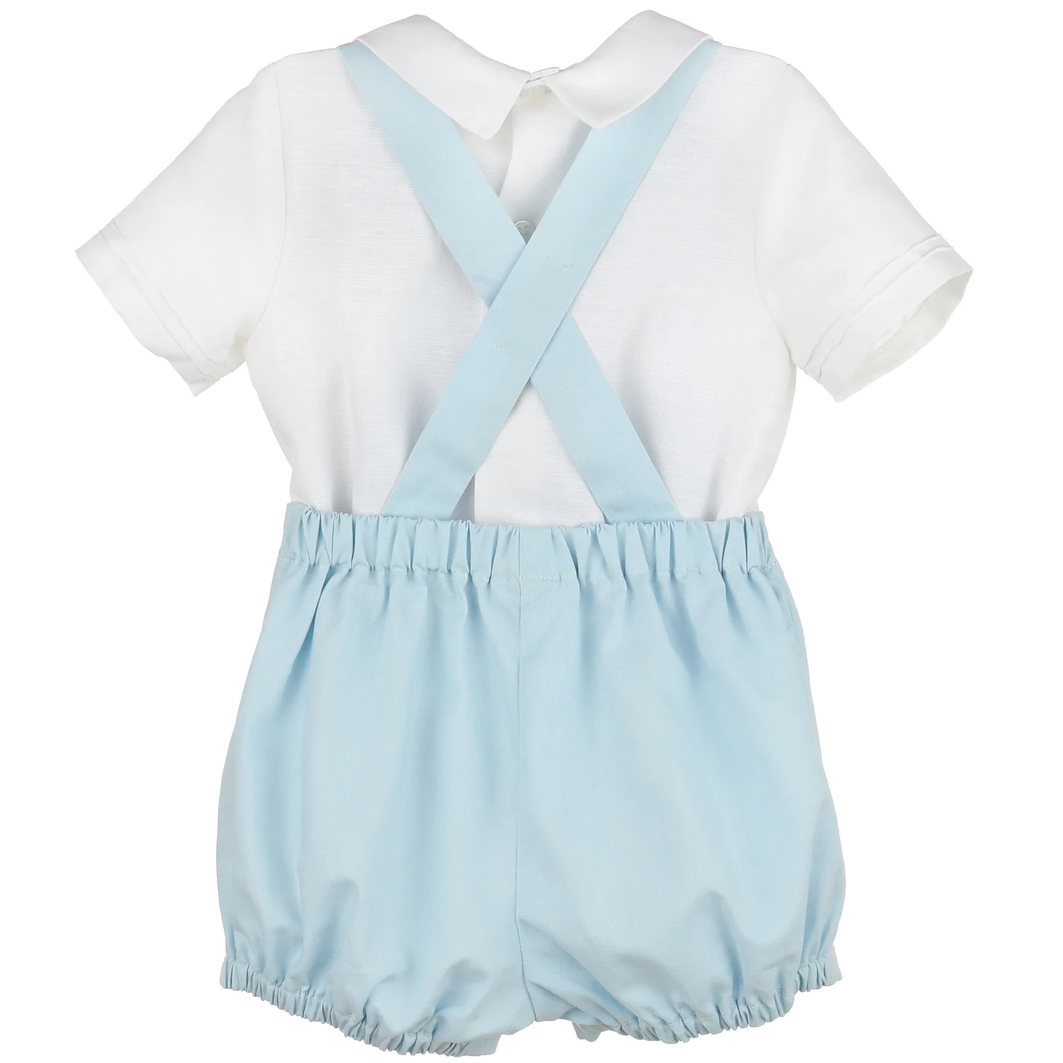 Blue Lovers Linen Boy Set - Image 2