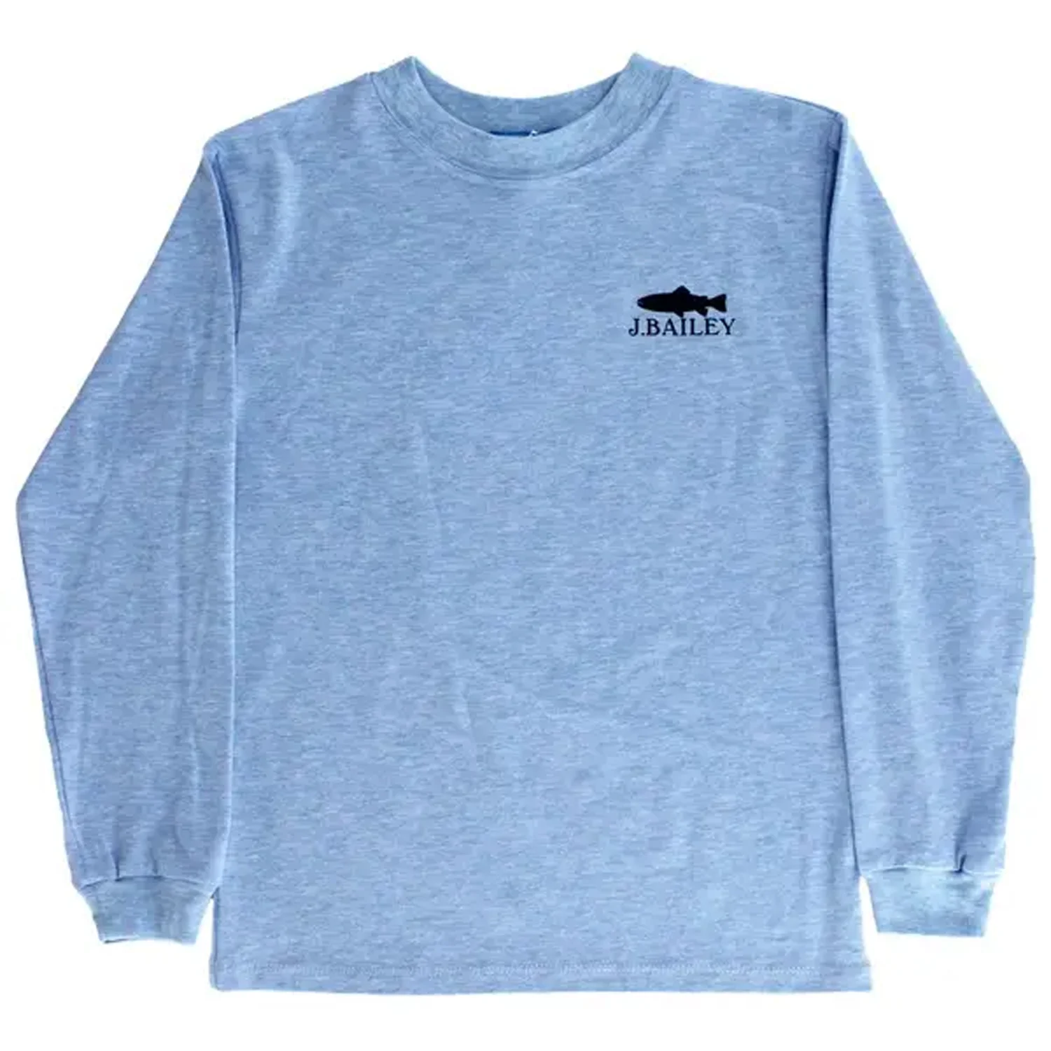 Blue Trout Long Sleeve Logo Tee - Image 2