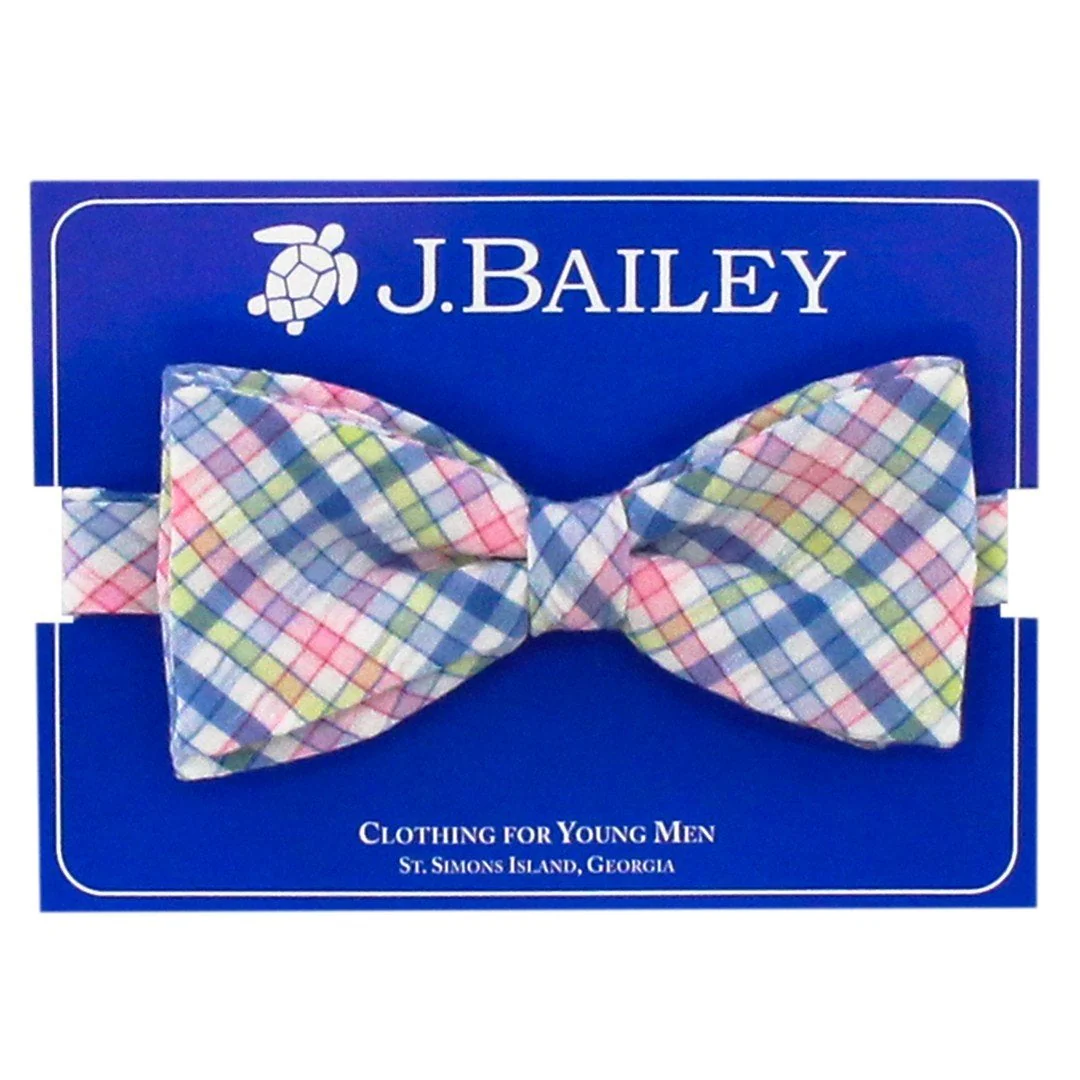 Blythe Seersucker Johnny Bow Tie