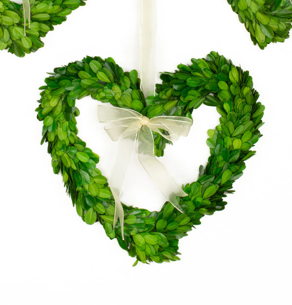 Preserved Boxwood Heart Wreaths - Image 5