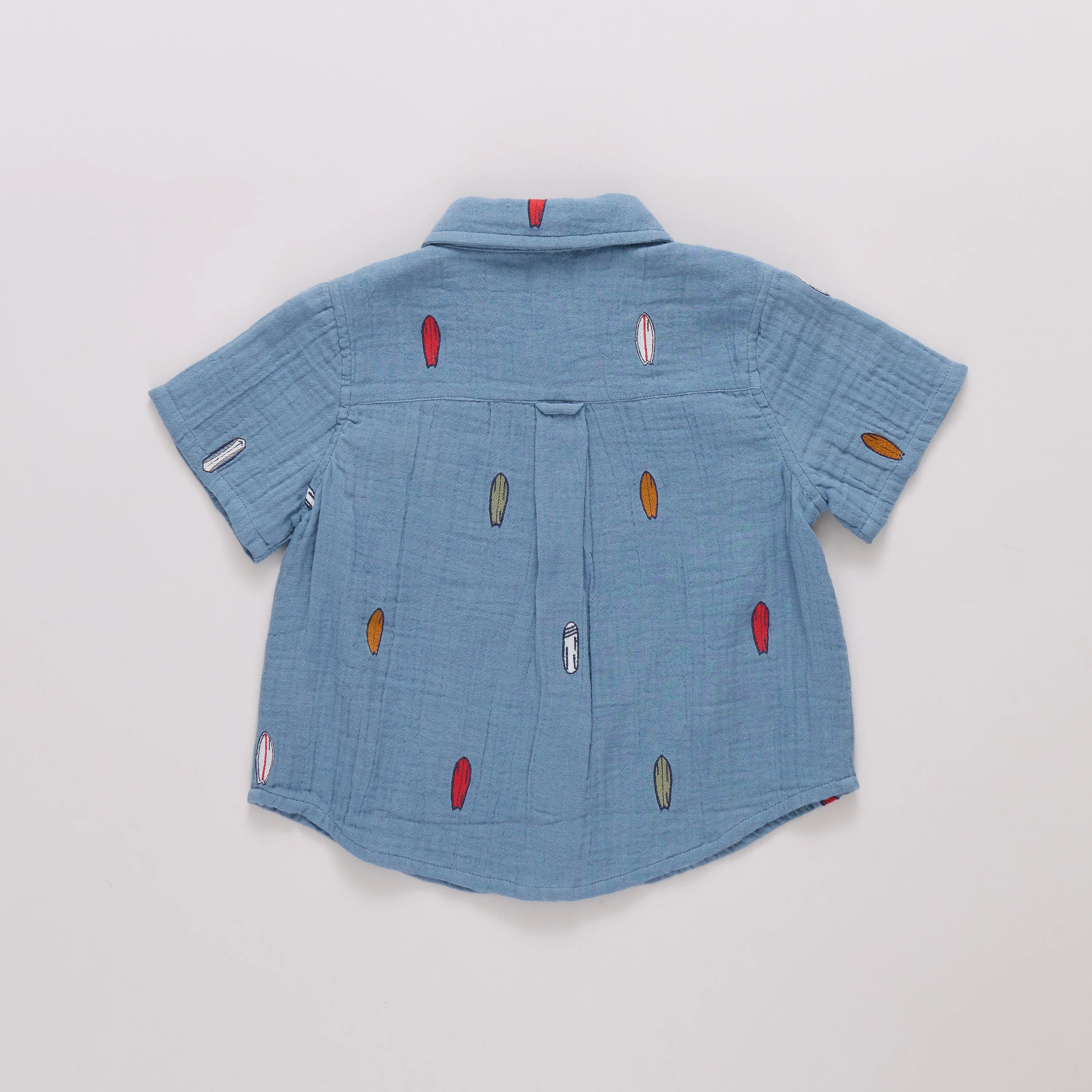 Boys Jack Shirt - Surfboard Embroidery - Image 5