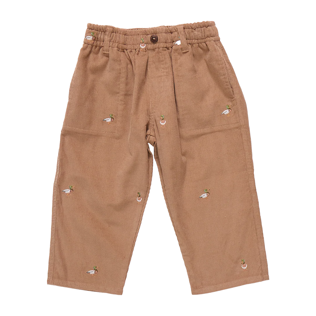 Boys Jackson Pant - Mallard Embroidery