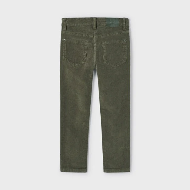 Boys Oregano Slim Fit Corduroy Pants - Image 2