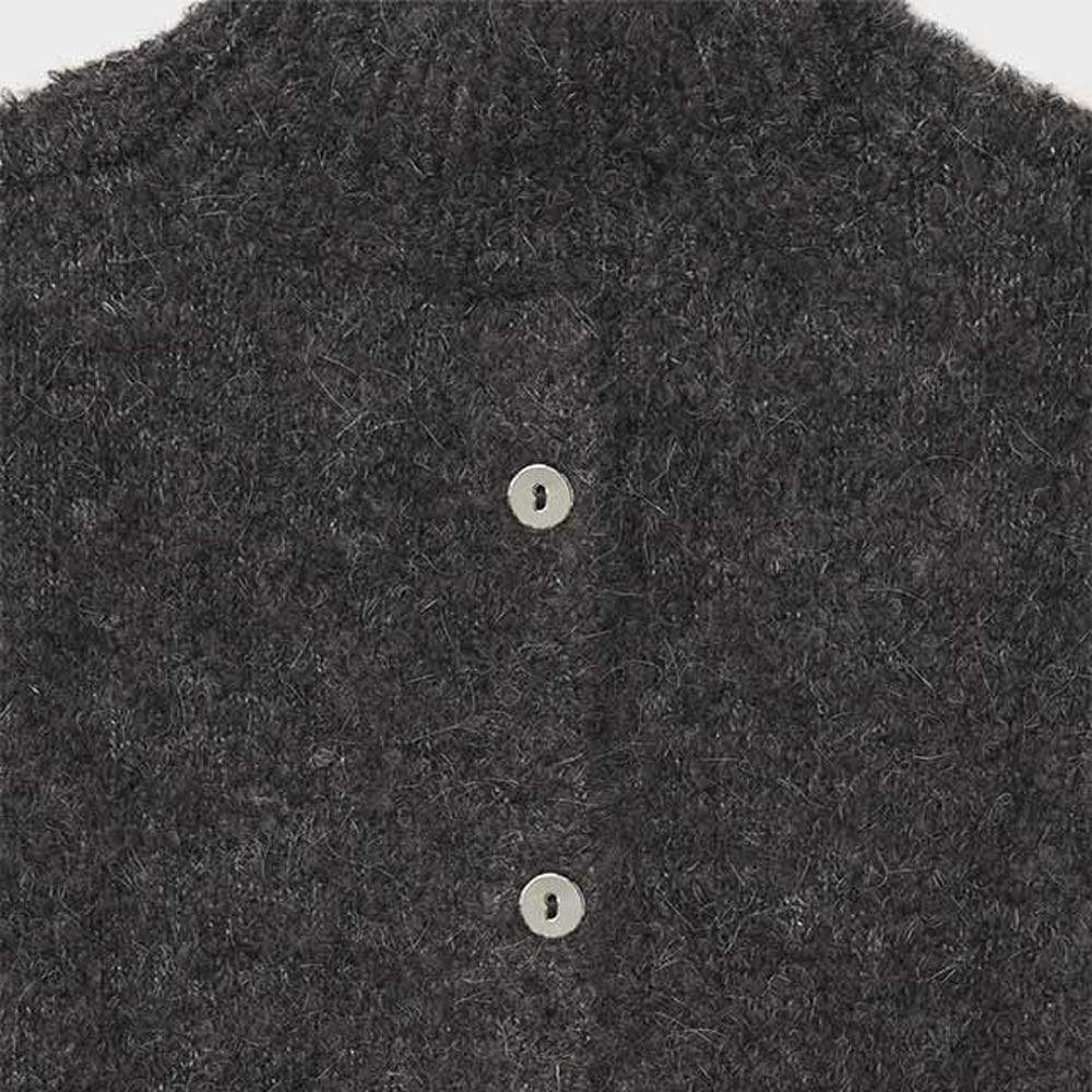 Bright Lead Tricot Knit Vest - Image 3