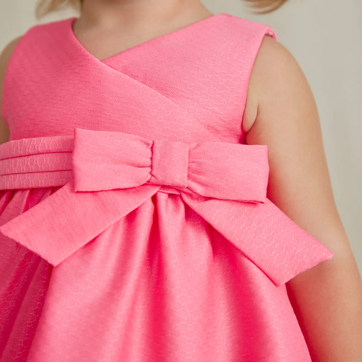 Bubblegum Crossover Dress - Image 4