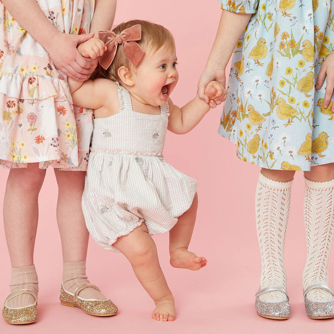 Bunny Embroidery Baby Girls Sierra Bubble - Image 2