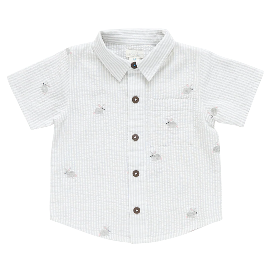Bunny Embroidery Boys Jack Shirt - Image 2