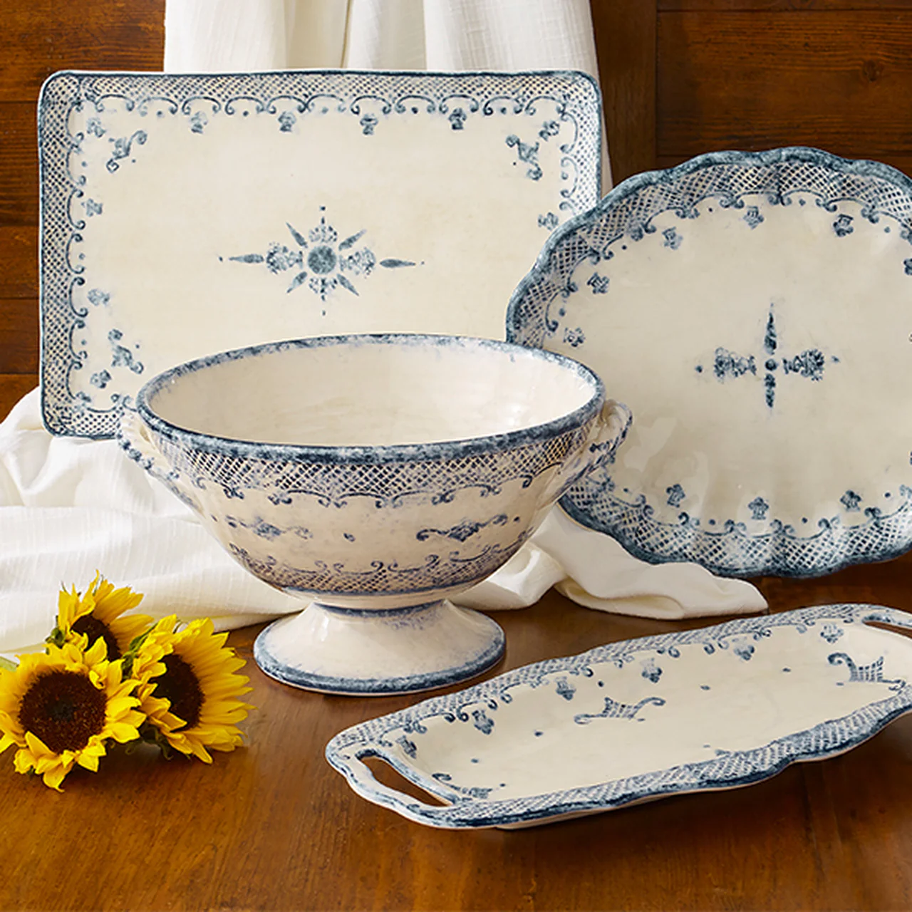 Burano Long Tray with Handles - Image 2