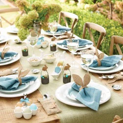Burlap Bunny Napkin Rings - Image 3