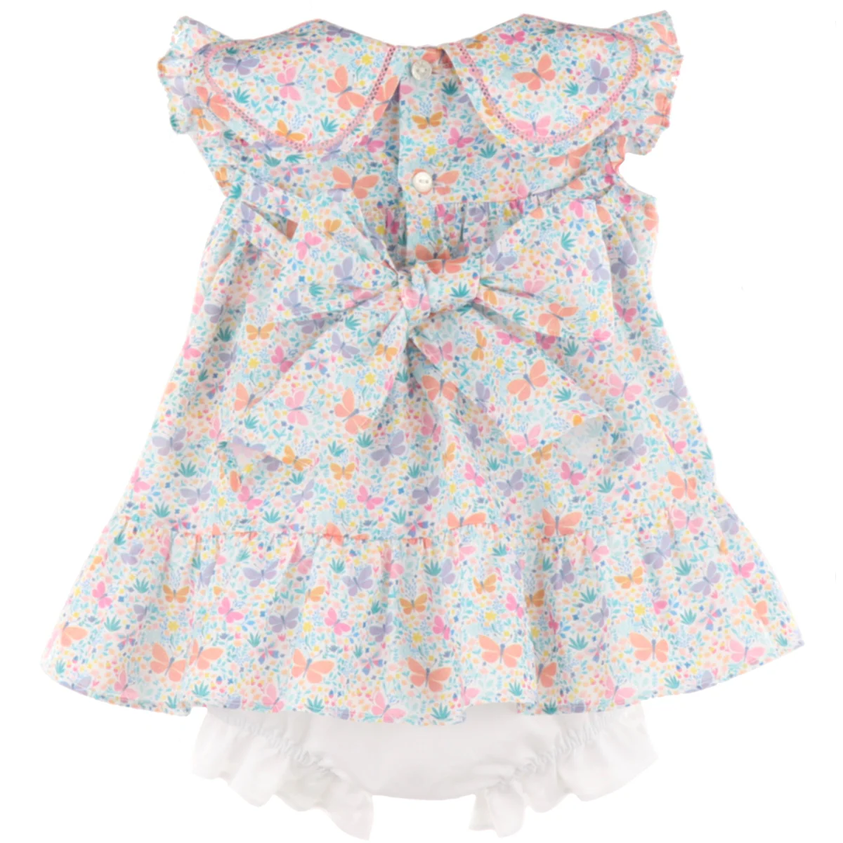 Butterfly Ruffle Petal Dress w/ Bow Back - Image 2