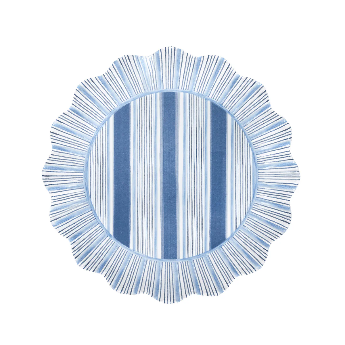 Cabana Stripe Melamine Dessert/Salad Plate Assorted Set/4 - Multi - Image 5