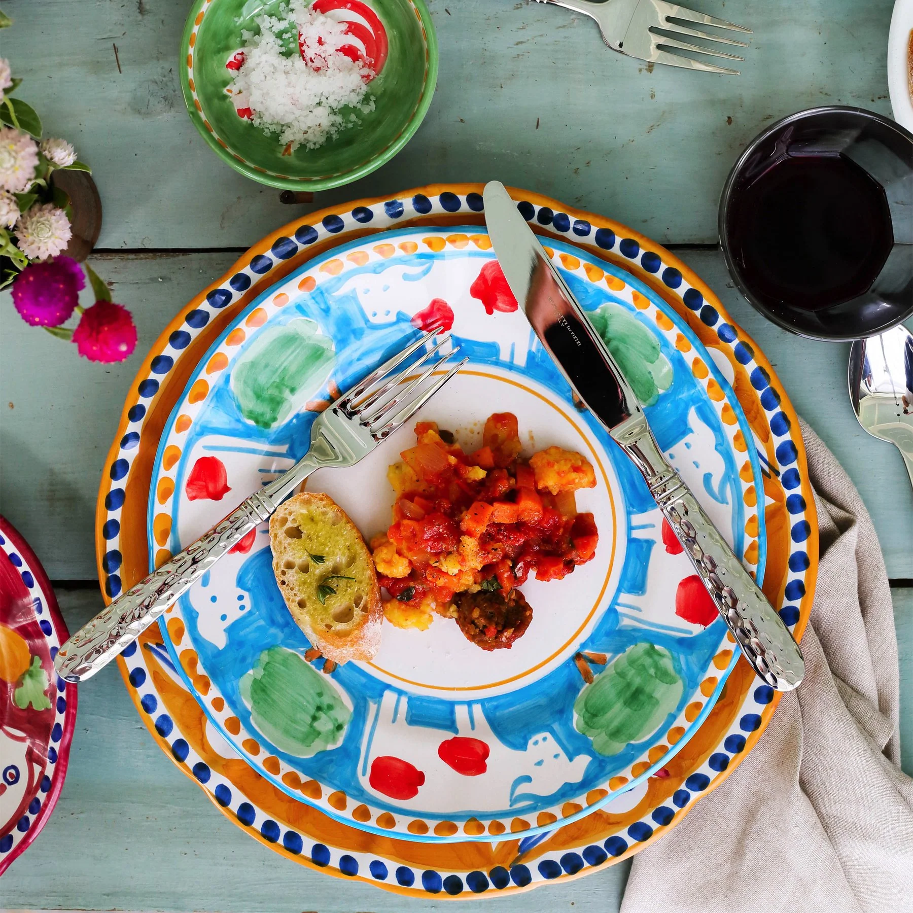 Campagna Mucca Salad Plate - Image 2