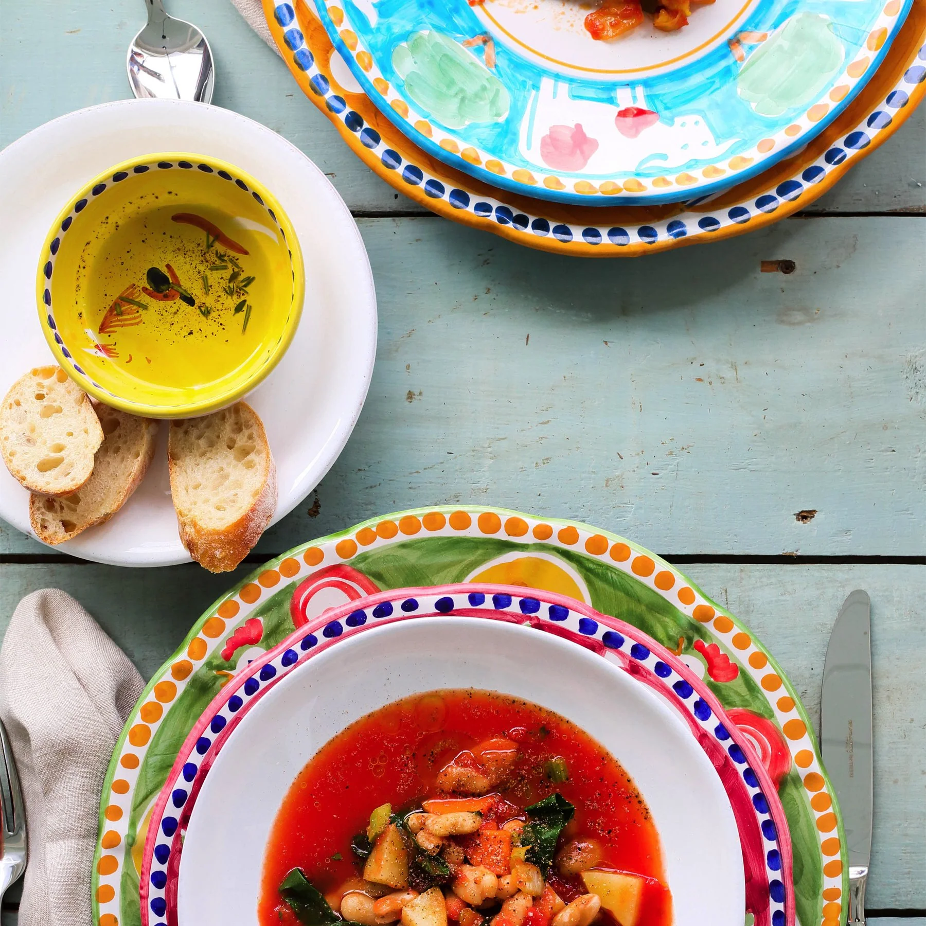 Campagna Mucca Salad Plate - Image 5