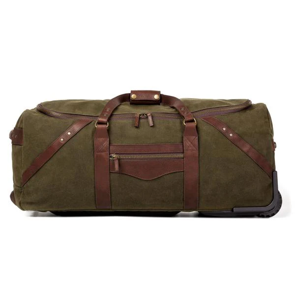 Campaign Waxed Canvas Large Roller Duffle - Image 4