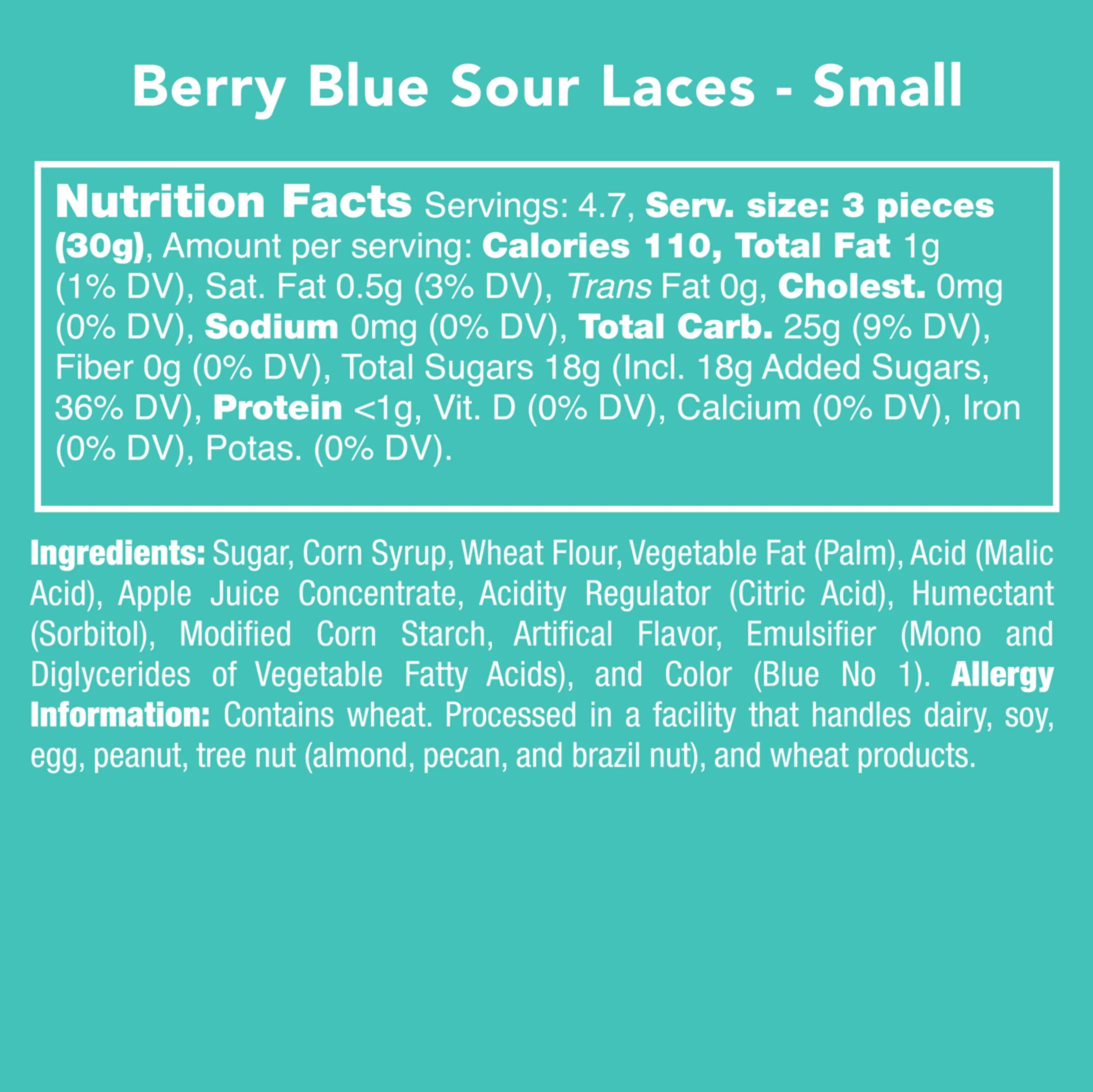 Berry Blue Sour Laces - Image 3