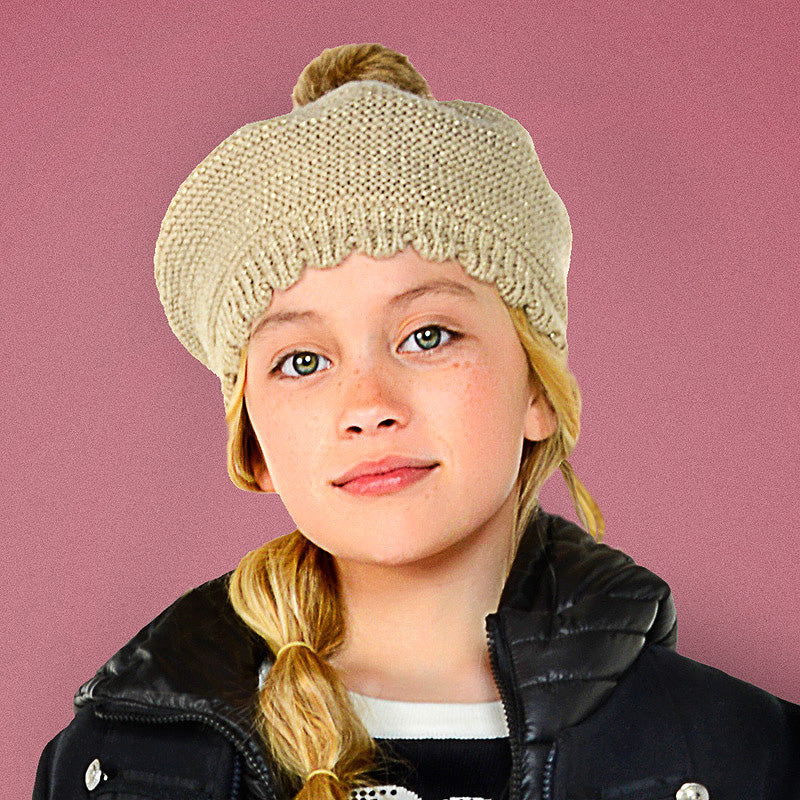Caramel Hat, Scarf & Gloves Set - Image 3