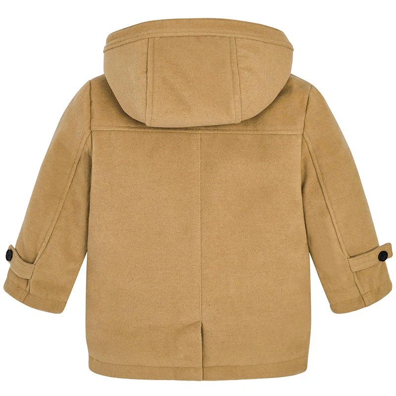 Caramel Latte Duffle Coat - Image 3