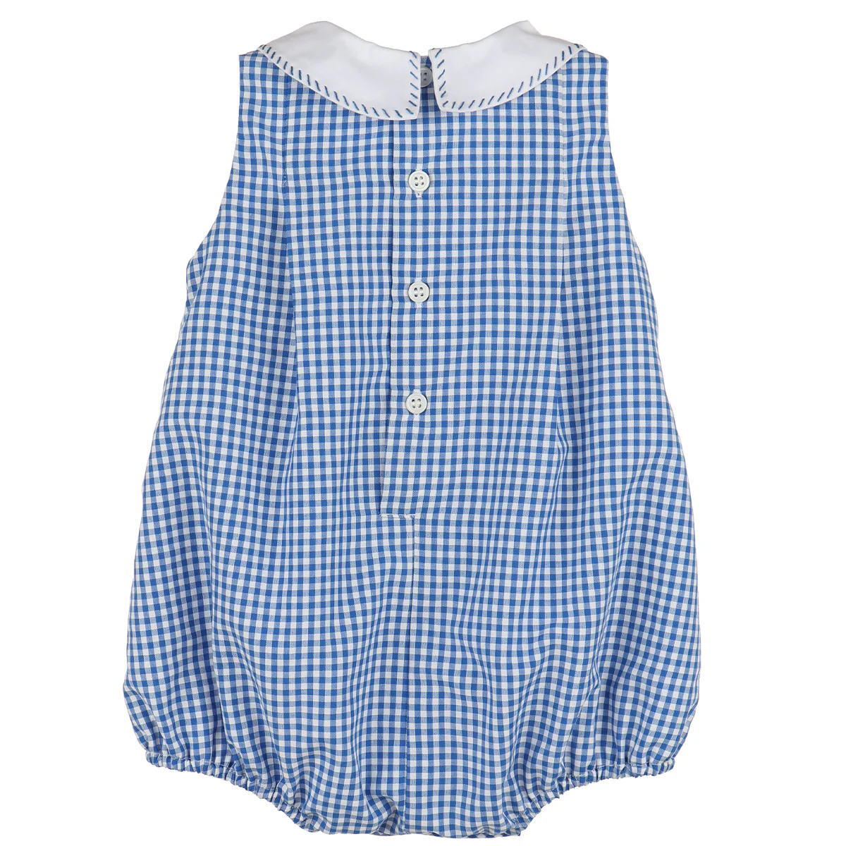 Navy Blue Gingham Bubble w/ Tabs - Image 2