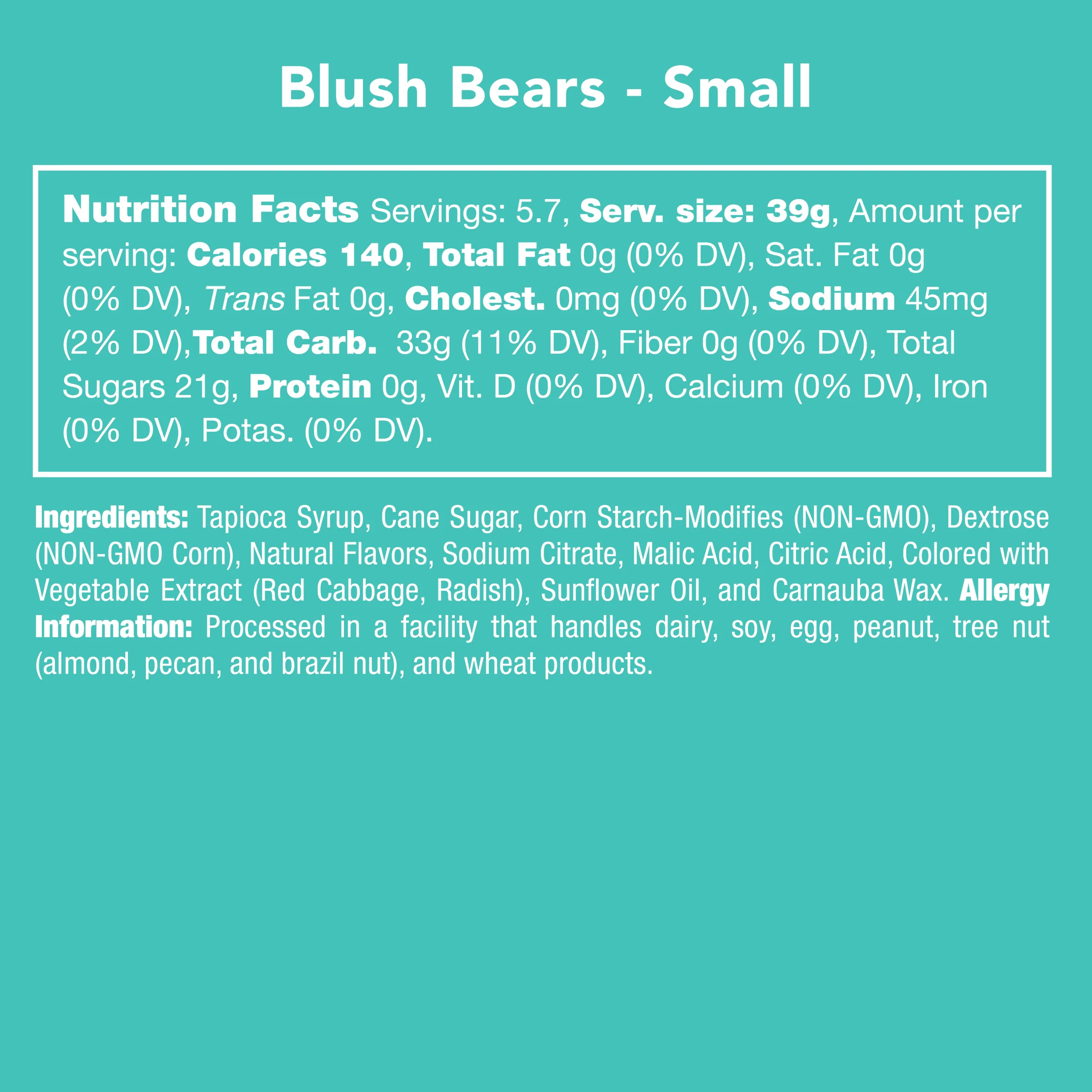 Blush Bears Candy Fruit Gummies - Image 4