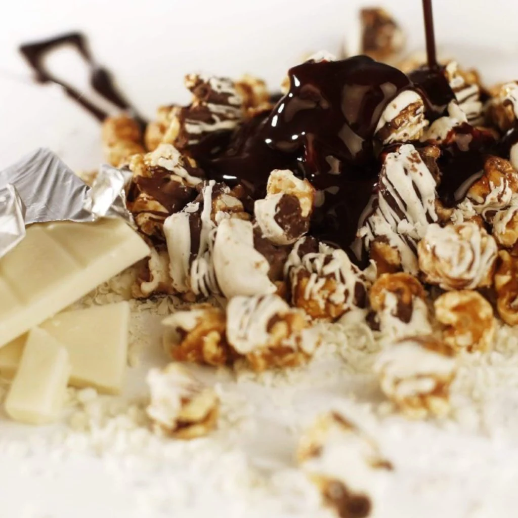 Chocolate Drizzle Popcorn Bag - Image 3