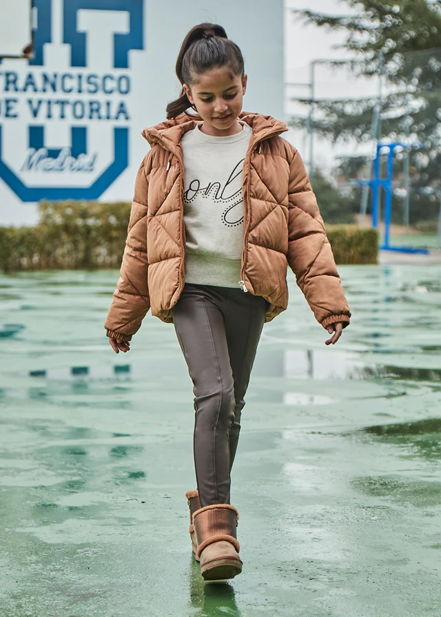 Chocolate Leather Leggings - Image 3