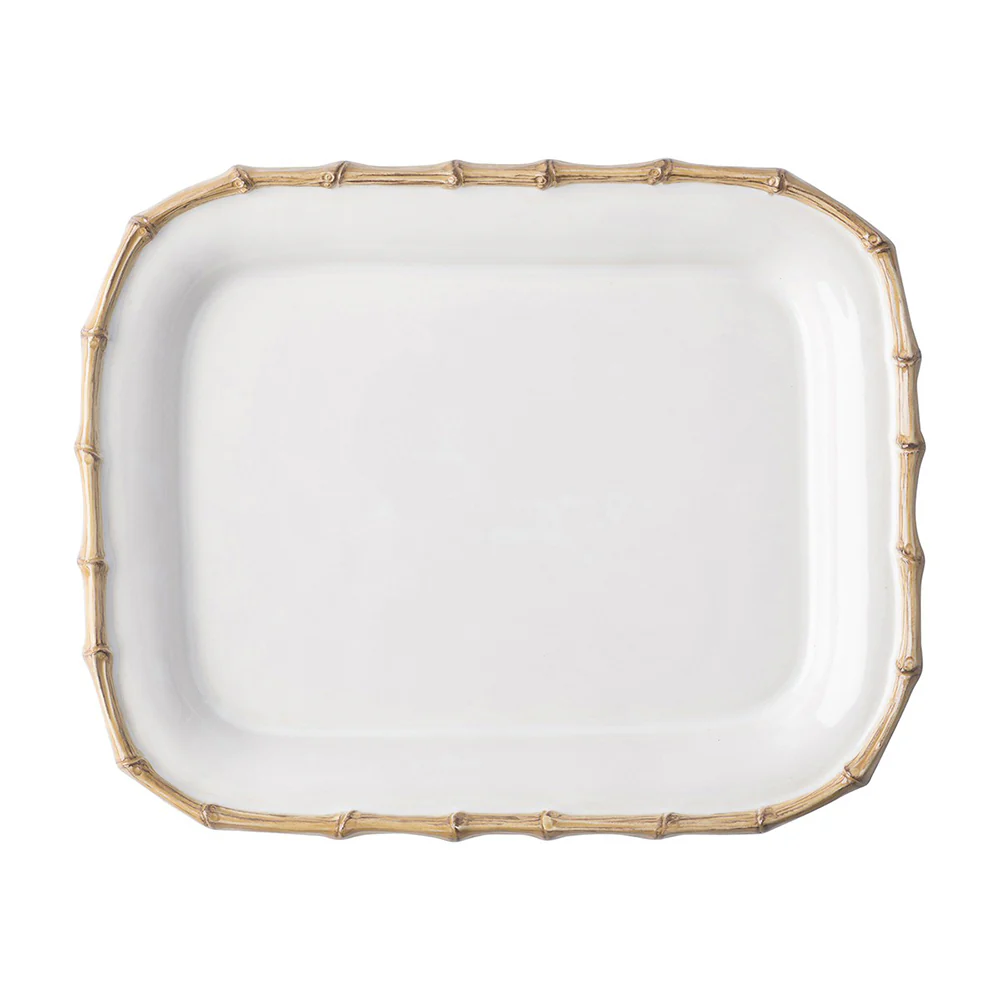Bamboo 12" Rectangular Platter - Natural