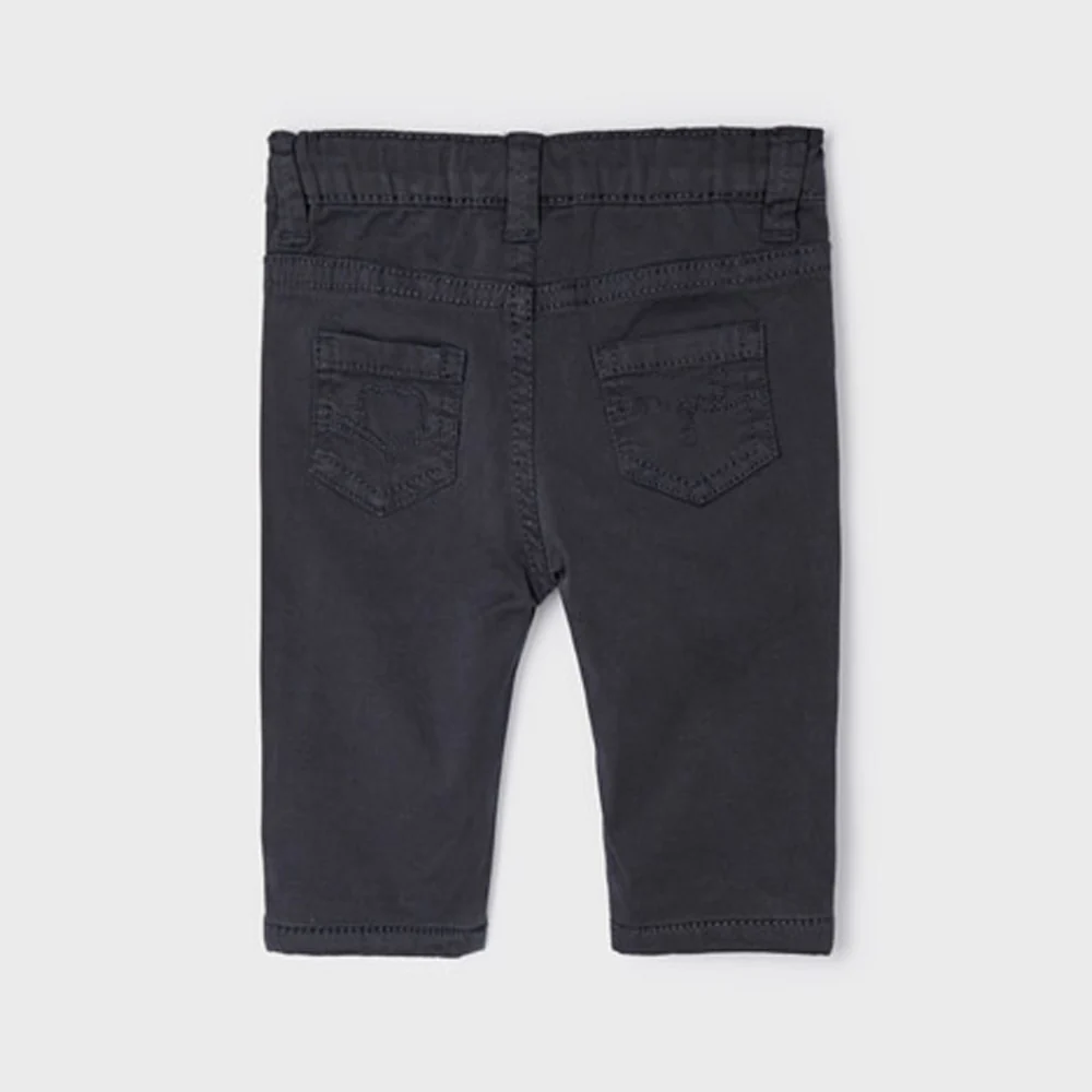 Coal Grey Twill Pant - Image 2
