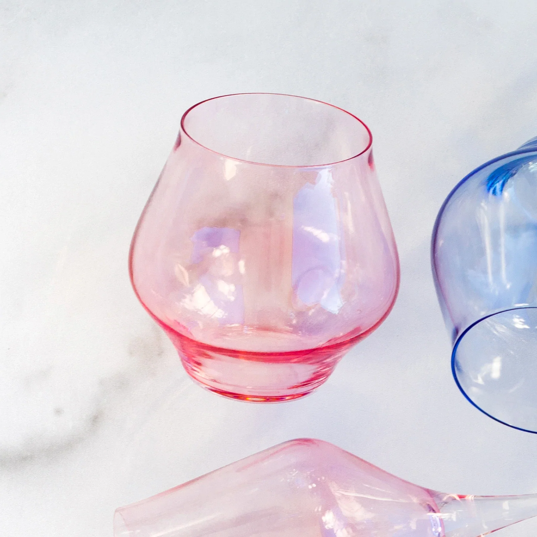 Contessa Pink Stemless Wine Glass - Image 2