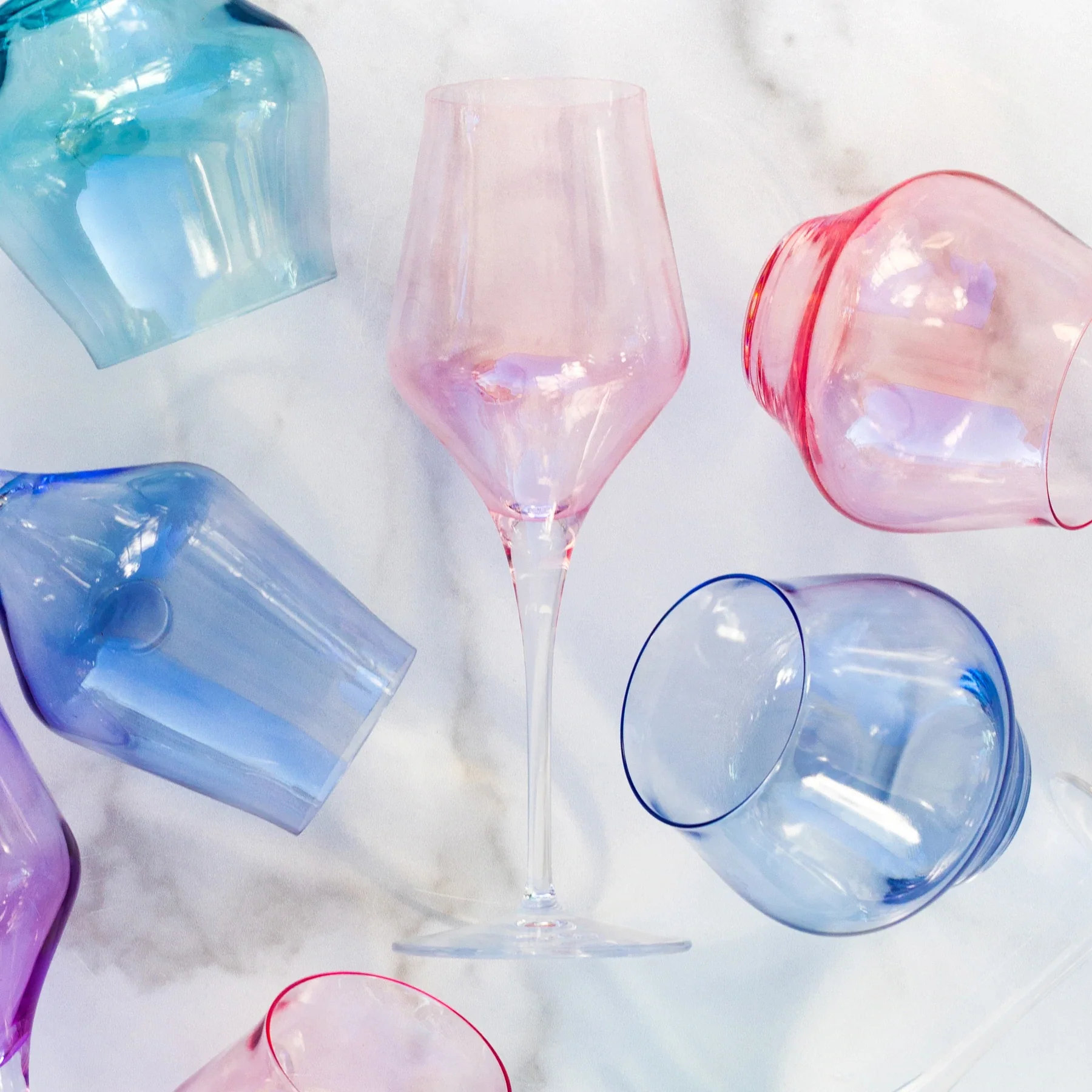 Contessa Pink Water Glass - Image 2