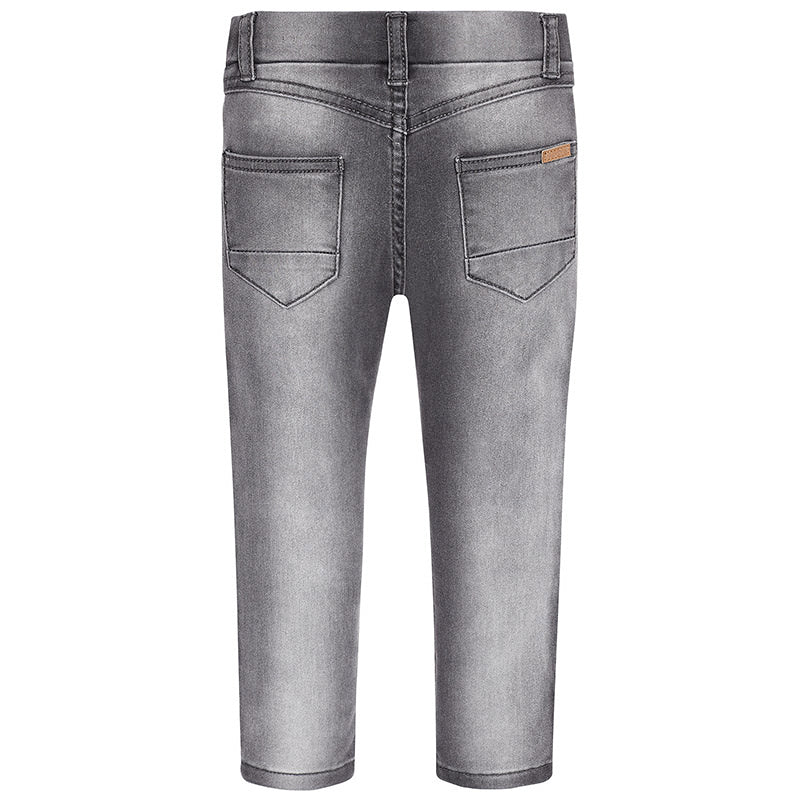 Super Slim Light Grey Denim Jeggings - Image 3