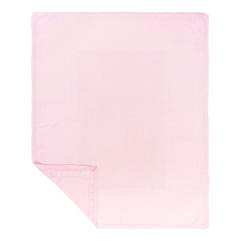 Pink Knitted Blanket - Image 3