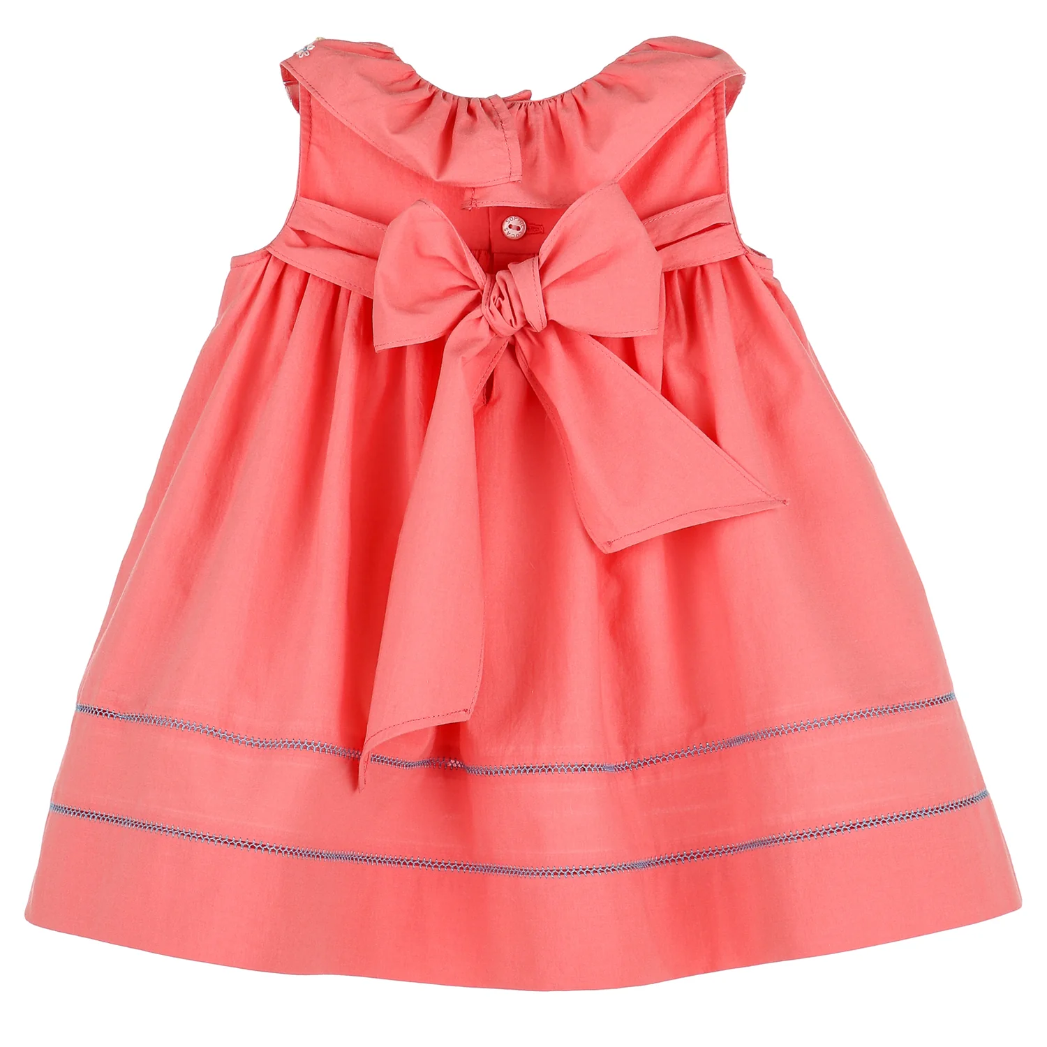 Coral Monie Ruffle Dress - Image 2