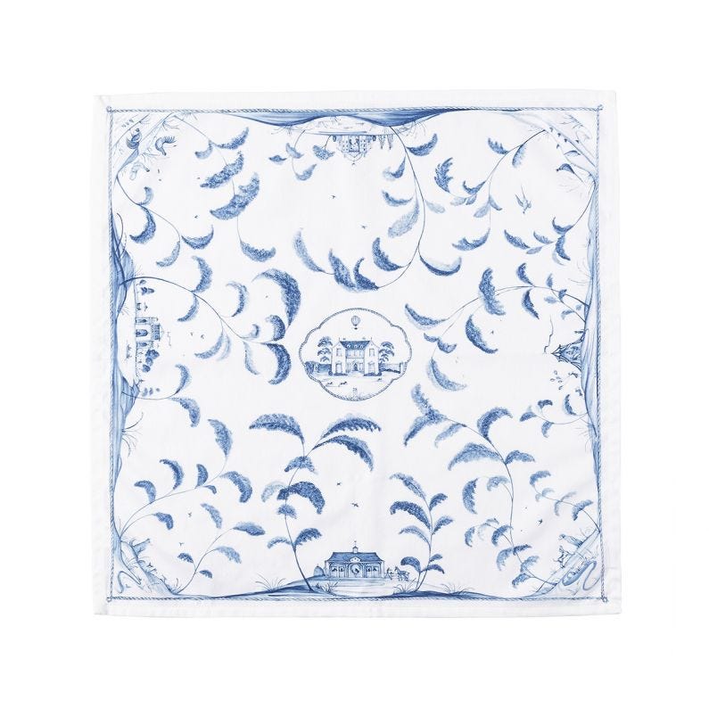 Country Estate Napkin - Delft Blue - Image 2