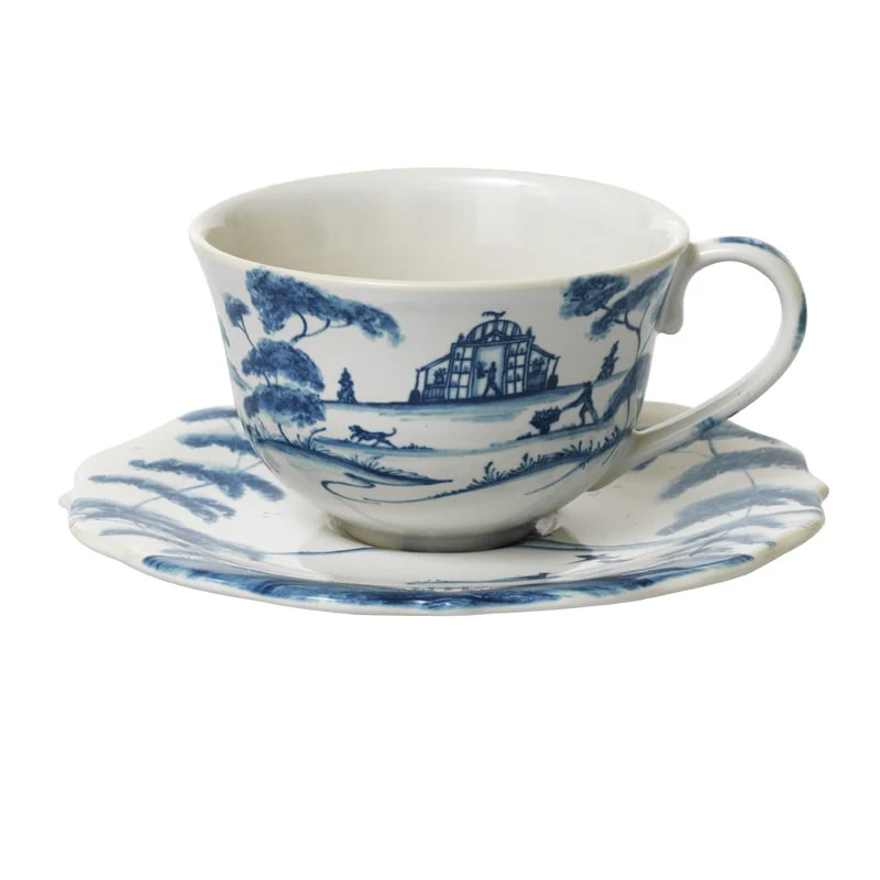 Country Estate Saucer - Delft Blue - Image 2