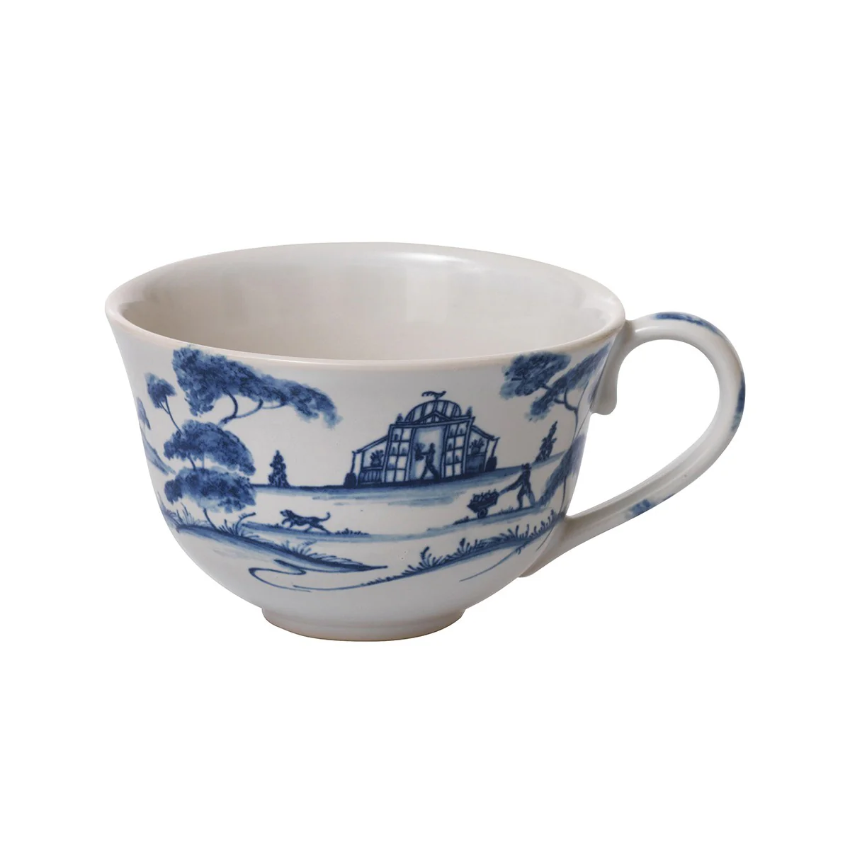 Country Estate Teacup - Delft Blue