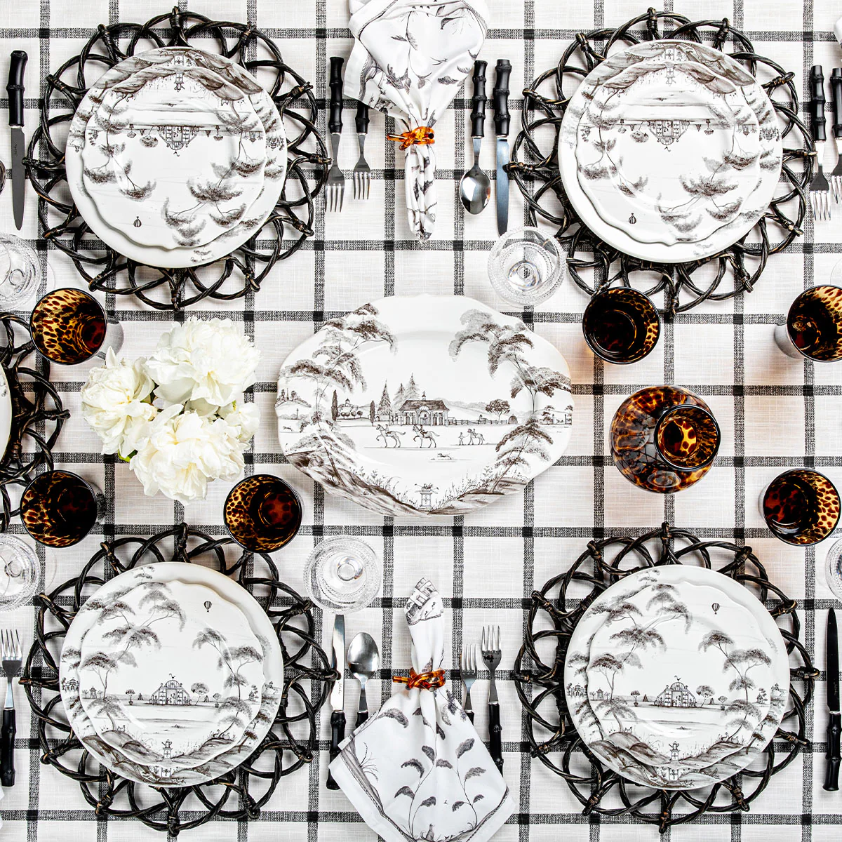 Country Estate Side/Cocktail Plate - Flint Grey - Image 4