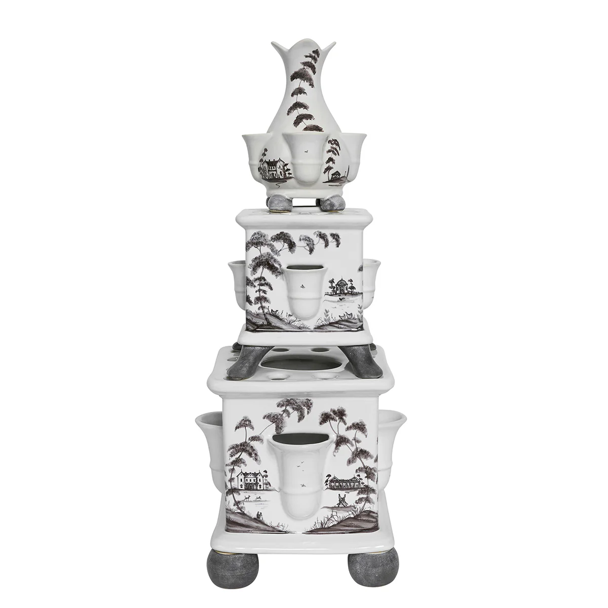 Country Estate Tulipiere Tower Set/3pc - Flint Grey - Image 4