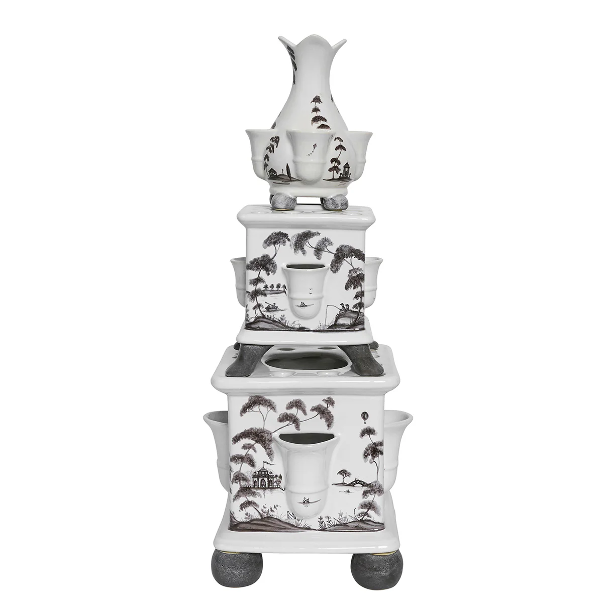 Country Estate Tulipiere Tower Set/3pc - Flint Grey - Image 5